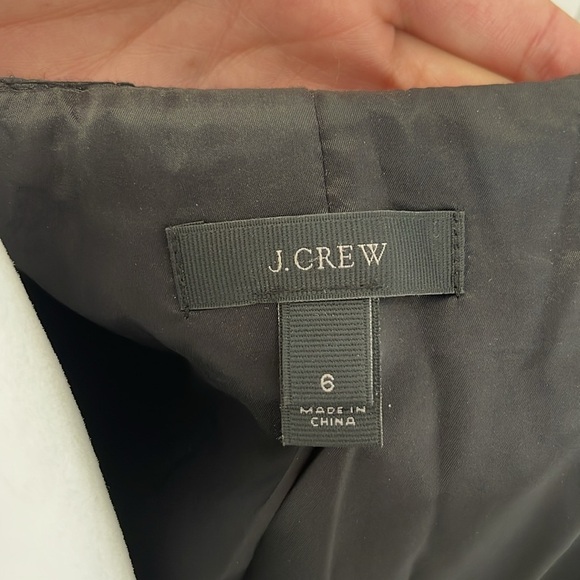 J. Crew Blue and Black Tweed Blazer with Structured Shoulders - Picture 7 of 8